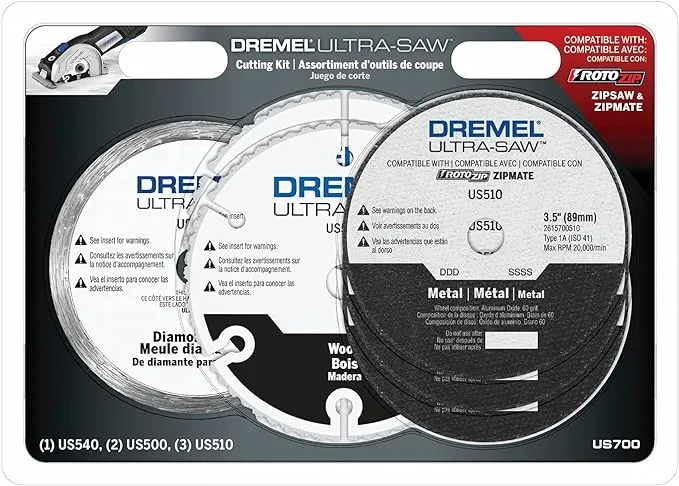 Dremel US700 Ultra-Saw 6-Piece Cutting Wheel Kit