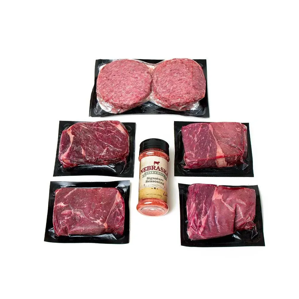 Aged Angus Top Sirloin and Premium Ground Beef Patties by Nebraska Star Beef ...