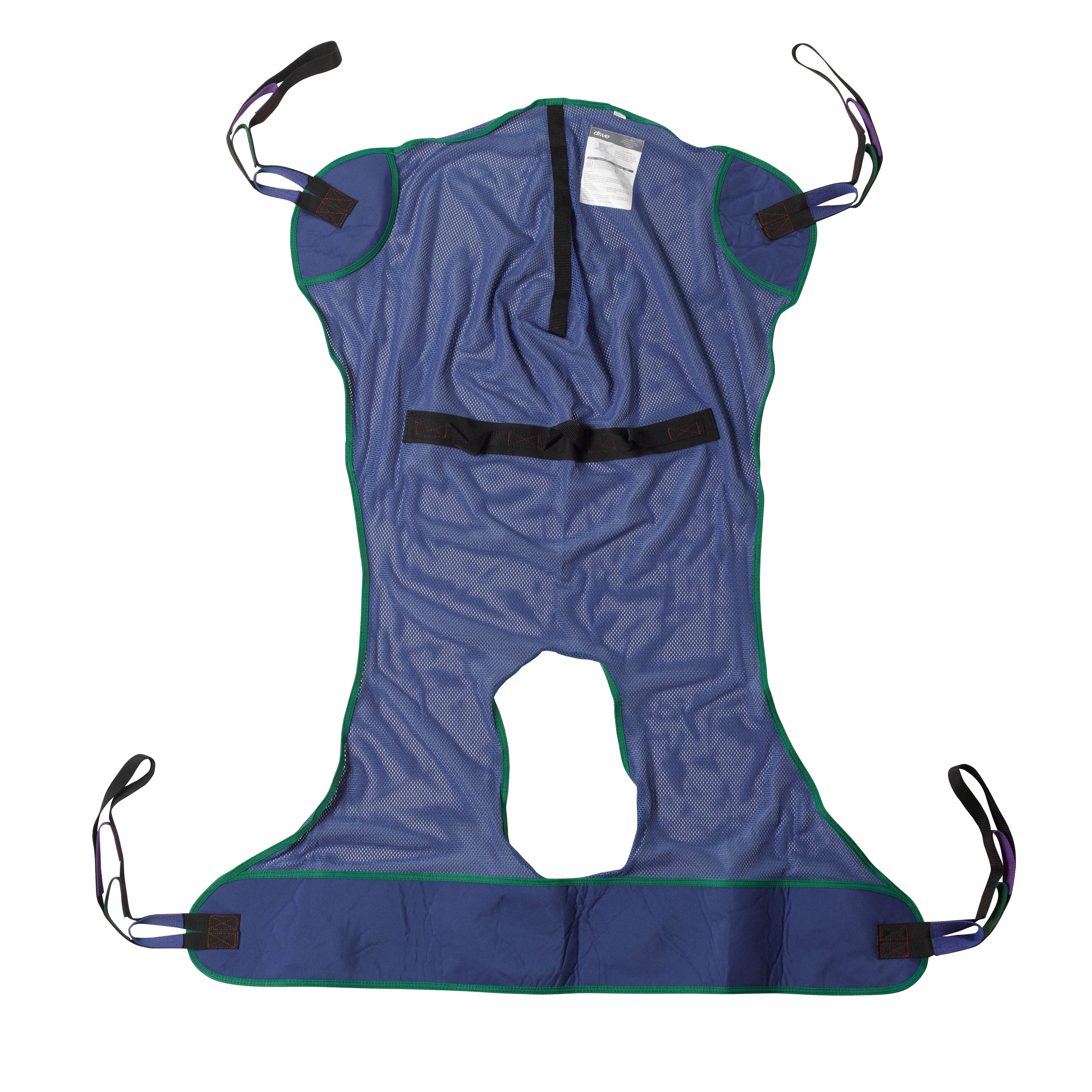 Drive Full Body Patient Lift Sling with or without Commode Cutout