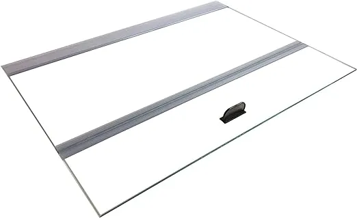 H2Pro Glass Canopy 2 Piece Set for Aqueon & All Glass only 75/90/110 Gallon 48x18 Aquarium Fish Tank (Each Piece Measure 22.08 x 16.57 x 0.16in)