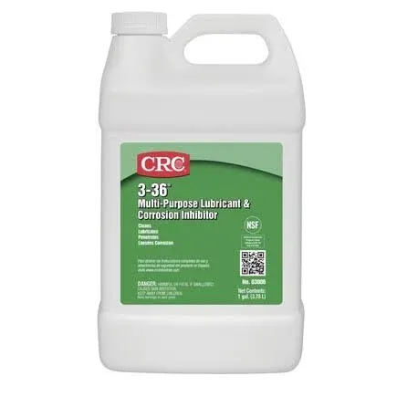 CRC 3-36 Multi-Purpose Lubricant & Corrosion Inhibitor, 1 Gallon