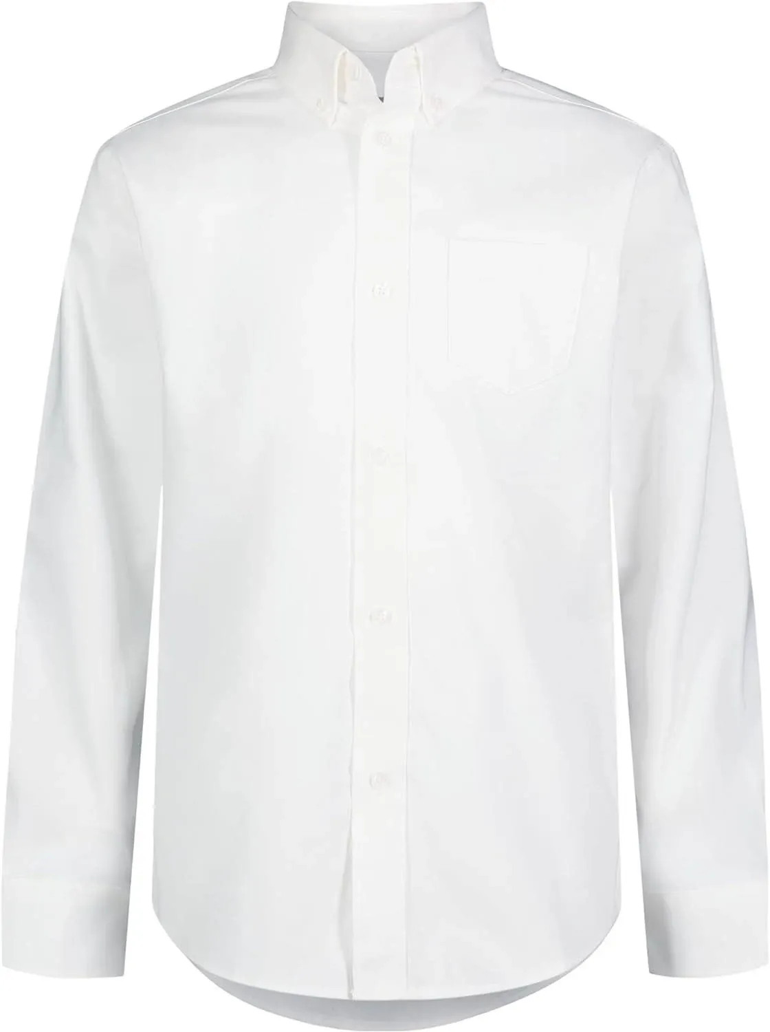 Izod Stretch Extensible White Long Sleeve Button Down Shirt Size S