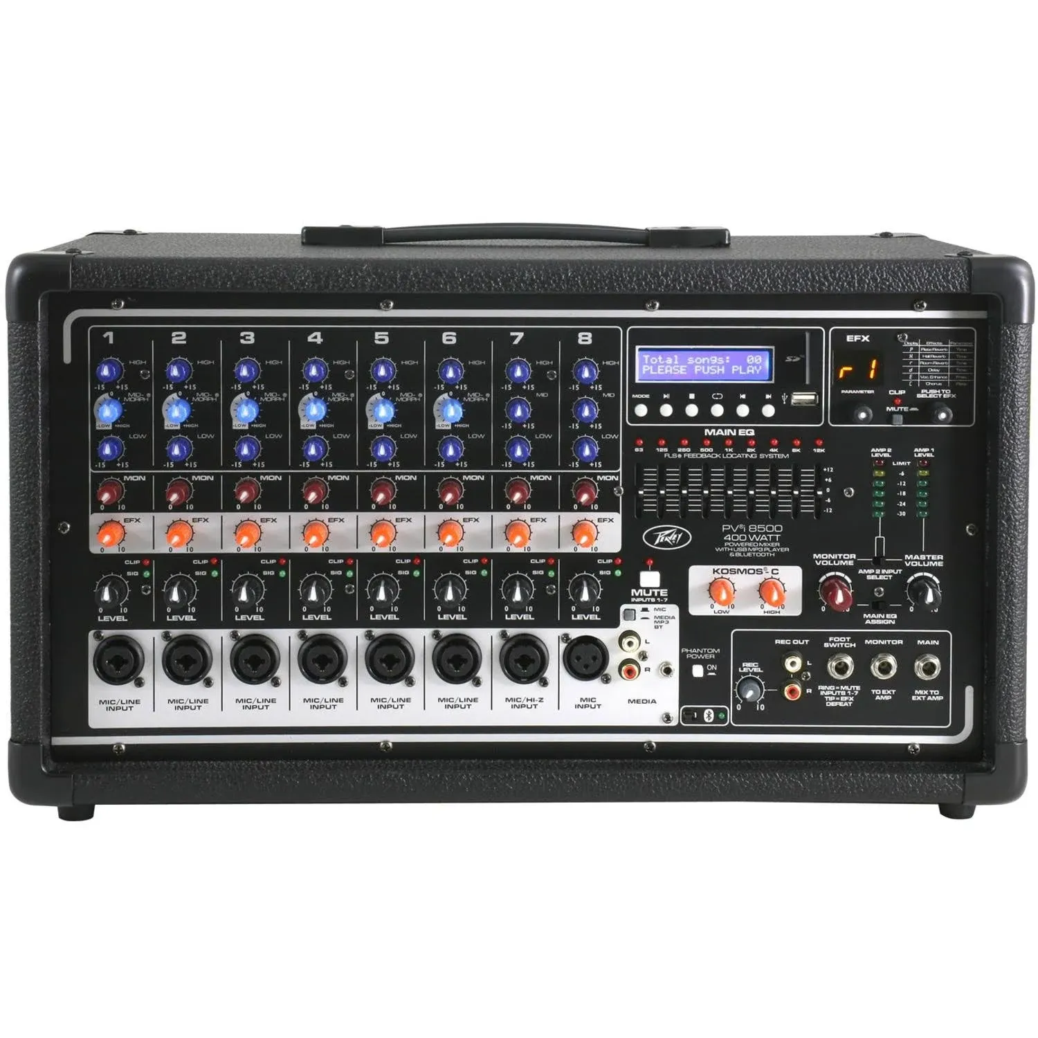 Peavey PVI® 8500 8-Channel 400-Watt Powered Mixer