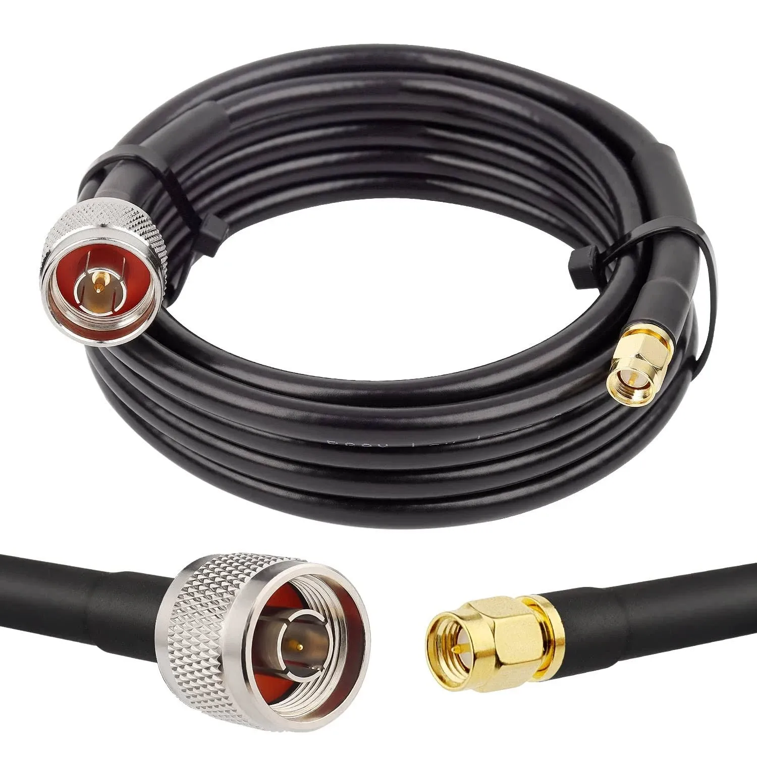 6Ft N-To-Sma Cable, 50 Ohm, Waterproof, for Wifi Router, GPS Receiver, Antenna, 