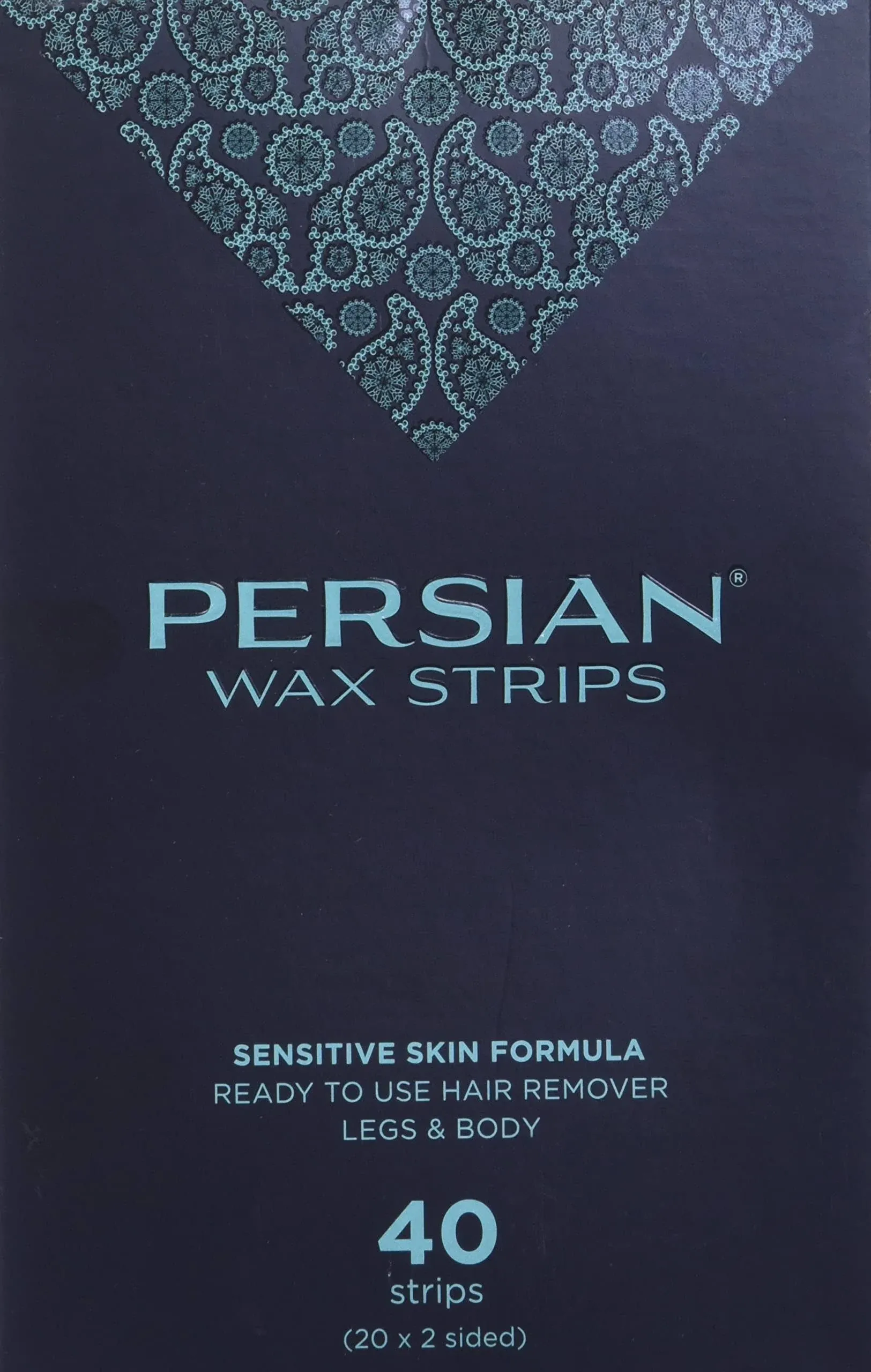 Persian Wax Strips for Legs - 40 Pack