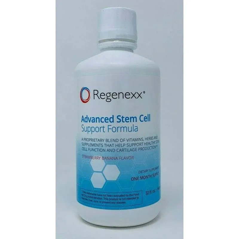 8-in-1 Premium Joint Supplement Regenexx Advanced Strawberry-Banana Flavored Stem Cell Support Formula