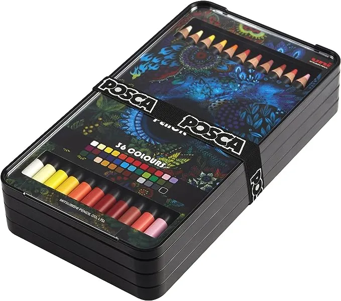 Posca Colored Pencil Set (36-Pencils)