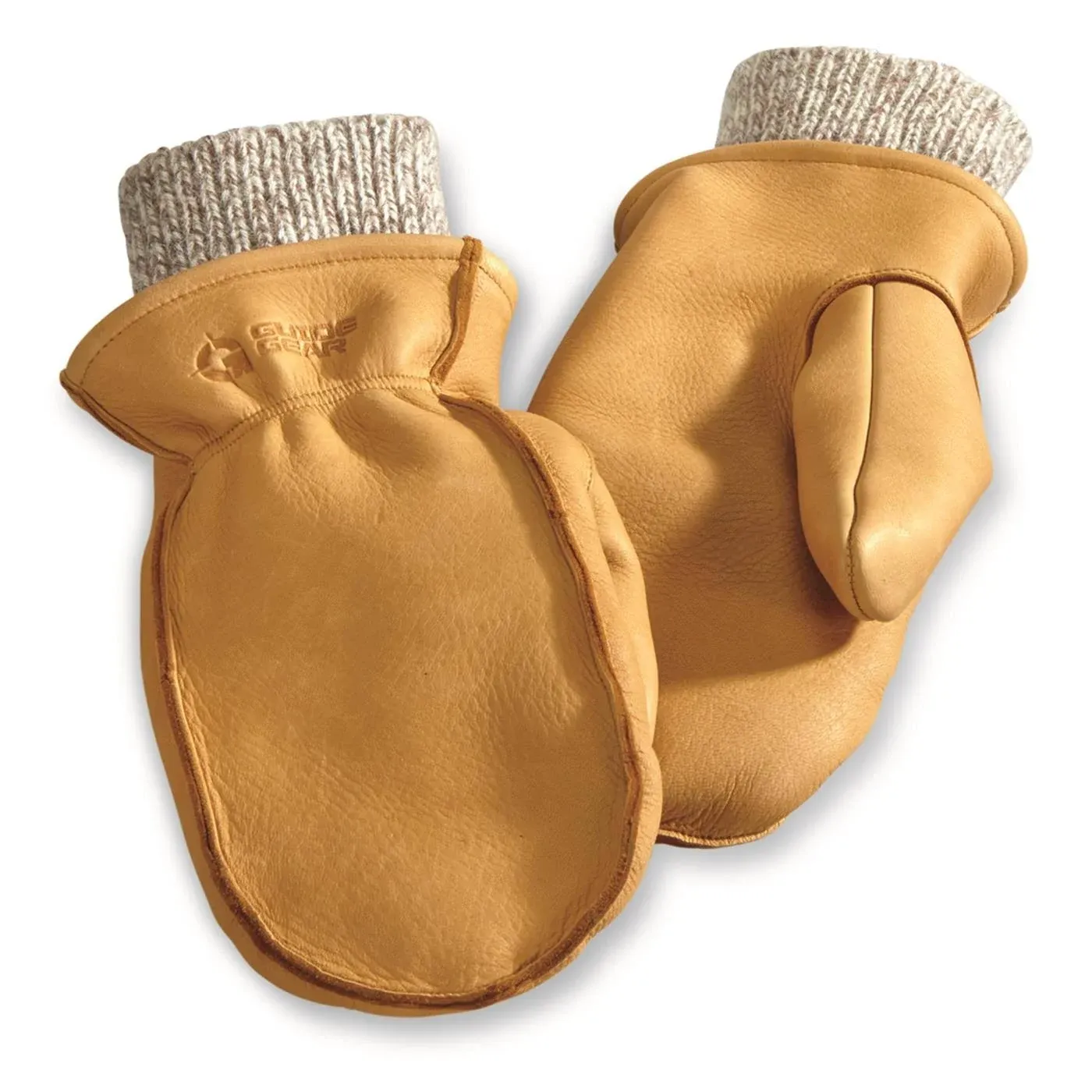 Guide Gear Waterproof Chopper Mittens Size: Medium Light Brown