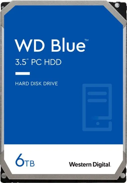 Western WD60EZAX 6TB WD Blue SATA 3.5in