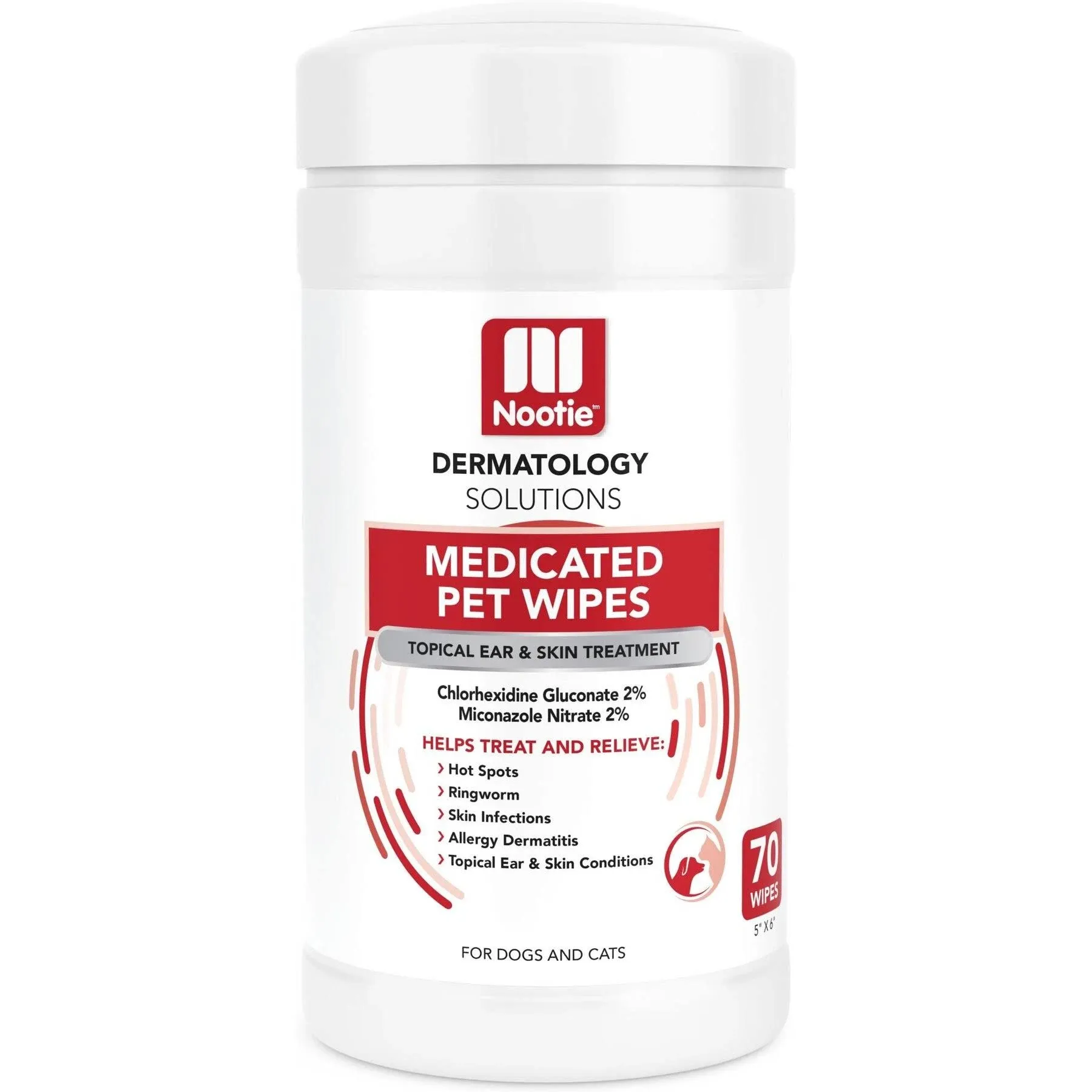 Nootie Medicated Antimicrobial Wipes - 70 Ct.