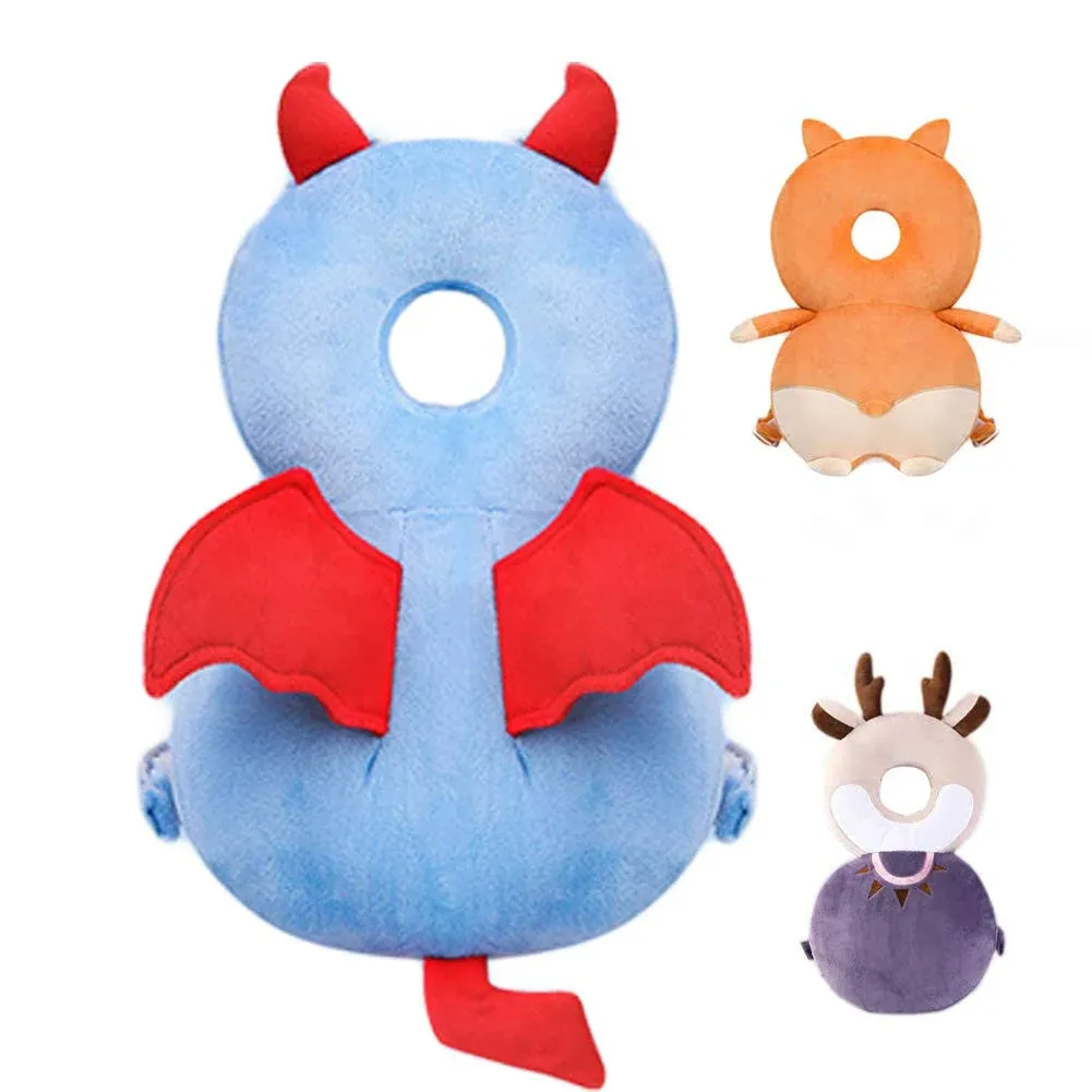 Toddler Baby Head Protection Cushion Backpack Wear Devil