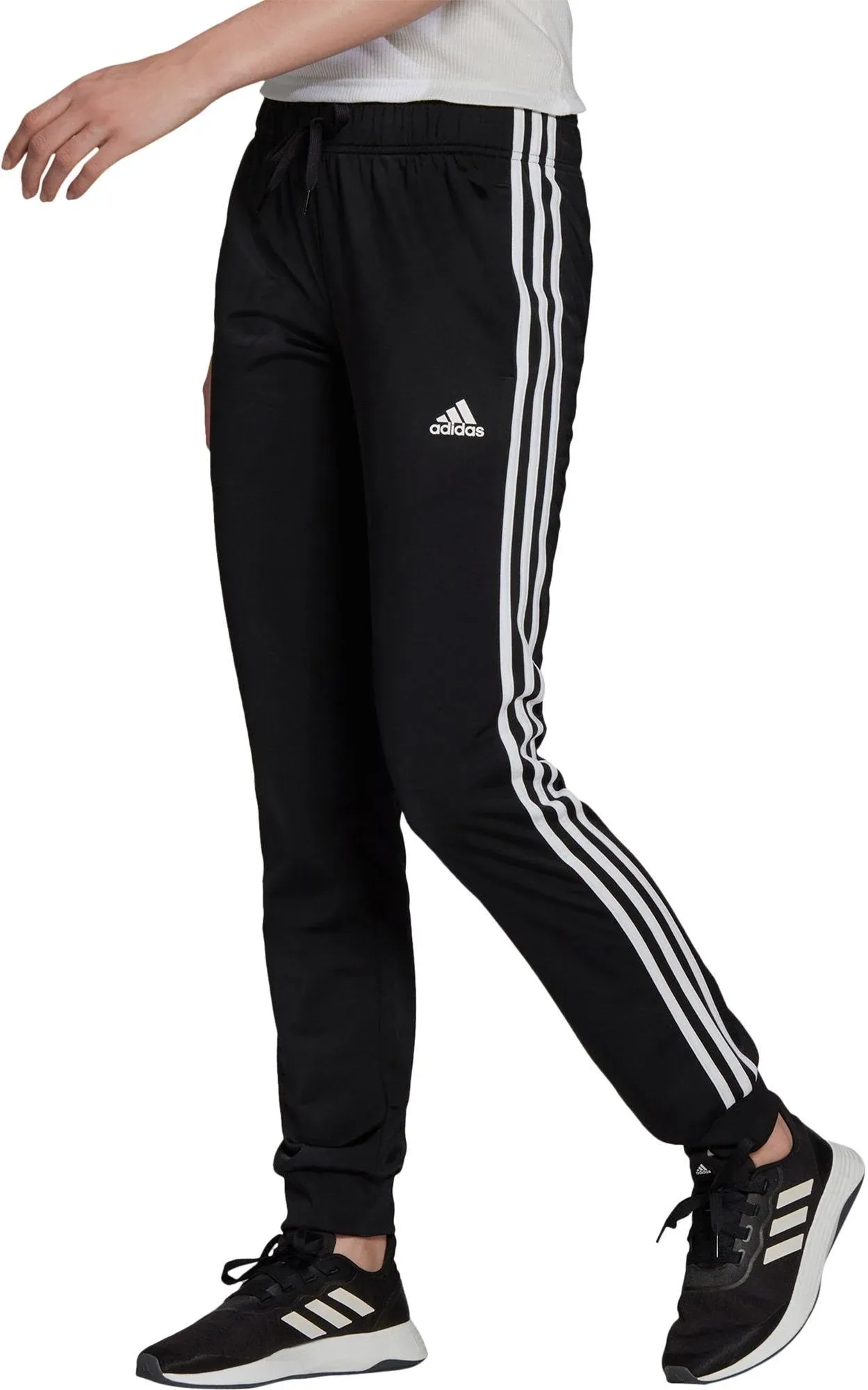 adidas Pantalones de forro polar Essentials de 3 rayas para mujer