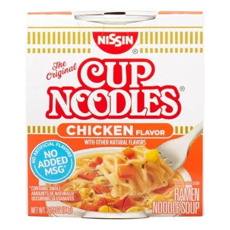 Nissin Cup Noodles Chicken Flavor Soup, 24 pk./2.25 oz.