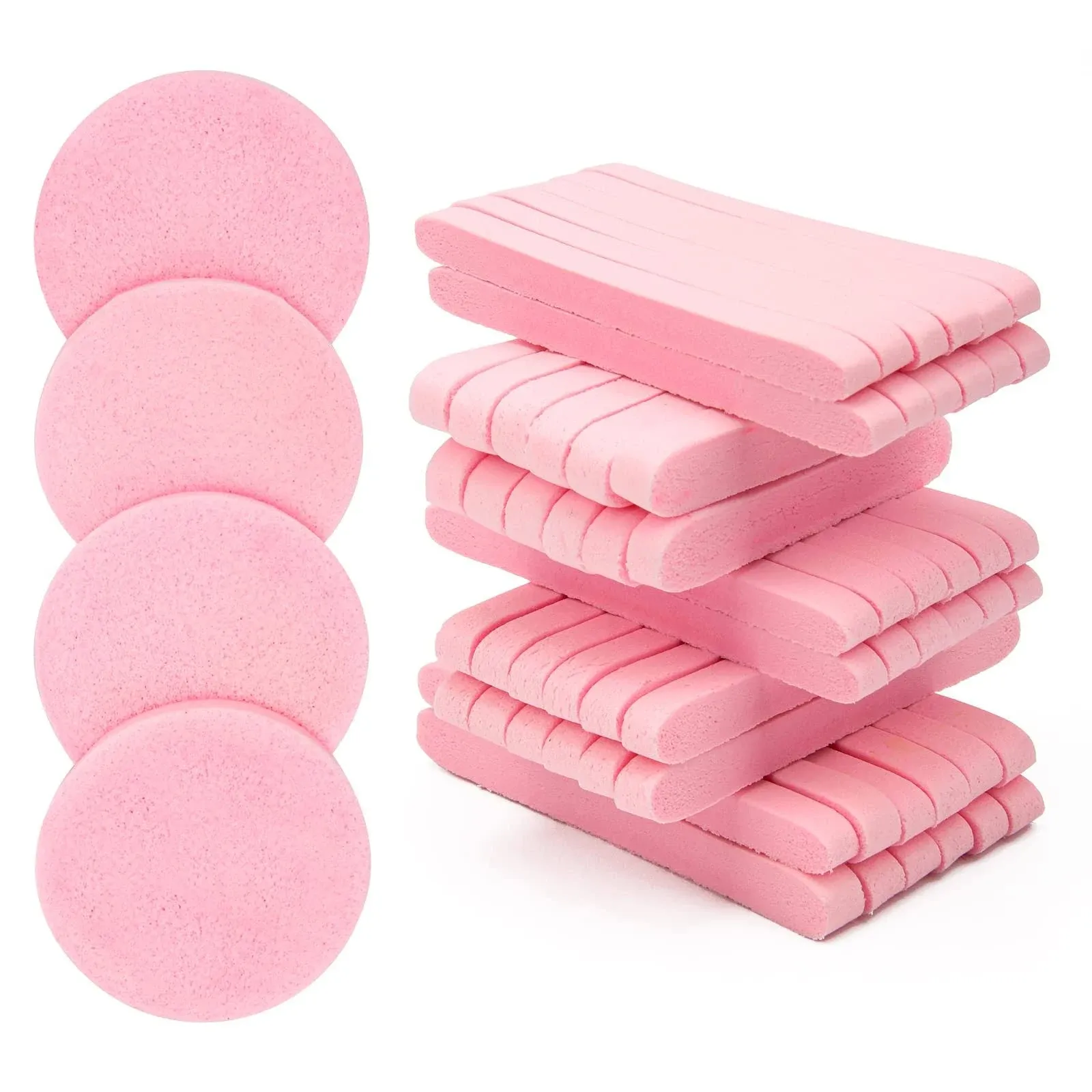 120 Pcs Facial Sponge, Luxiv Face Cleansing Sponge Estheticians Compressed Makeu