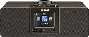 Sangean WFR-32 7-Watt Stereo Wood Cabinet Wi-Fi Internet Radio Media Center with Bluetooth