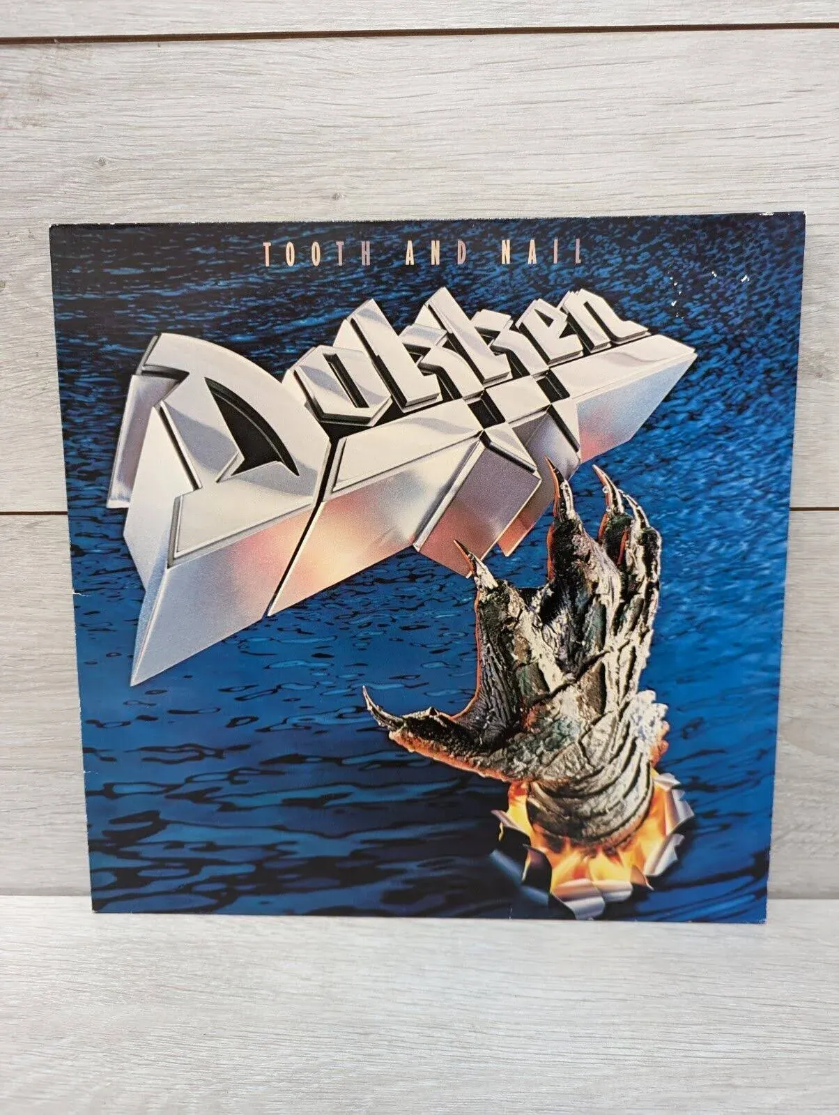 Dokken – Tooth And Nail Vinyl 1984 Elektra US First Pressing **Strong VG+**