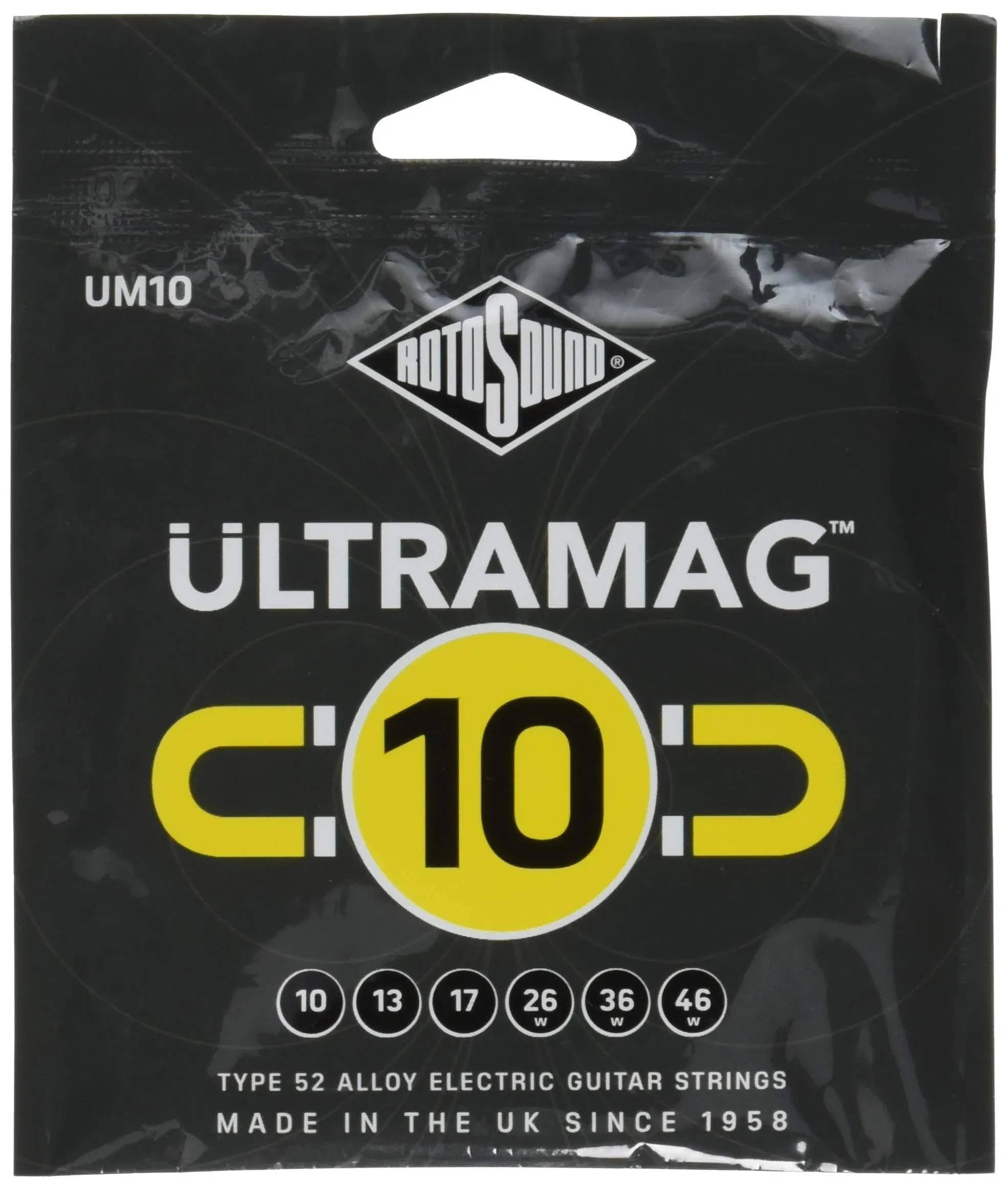 Rotosound Ultramag Type 52 Alloy Electric Guitar Strings Regular 10-46