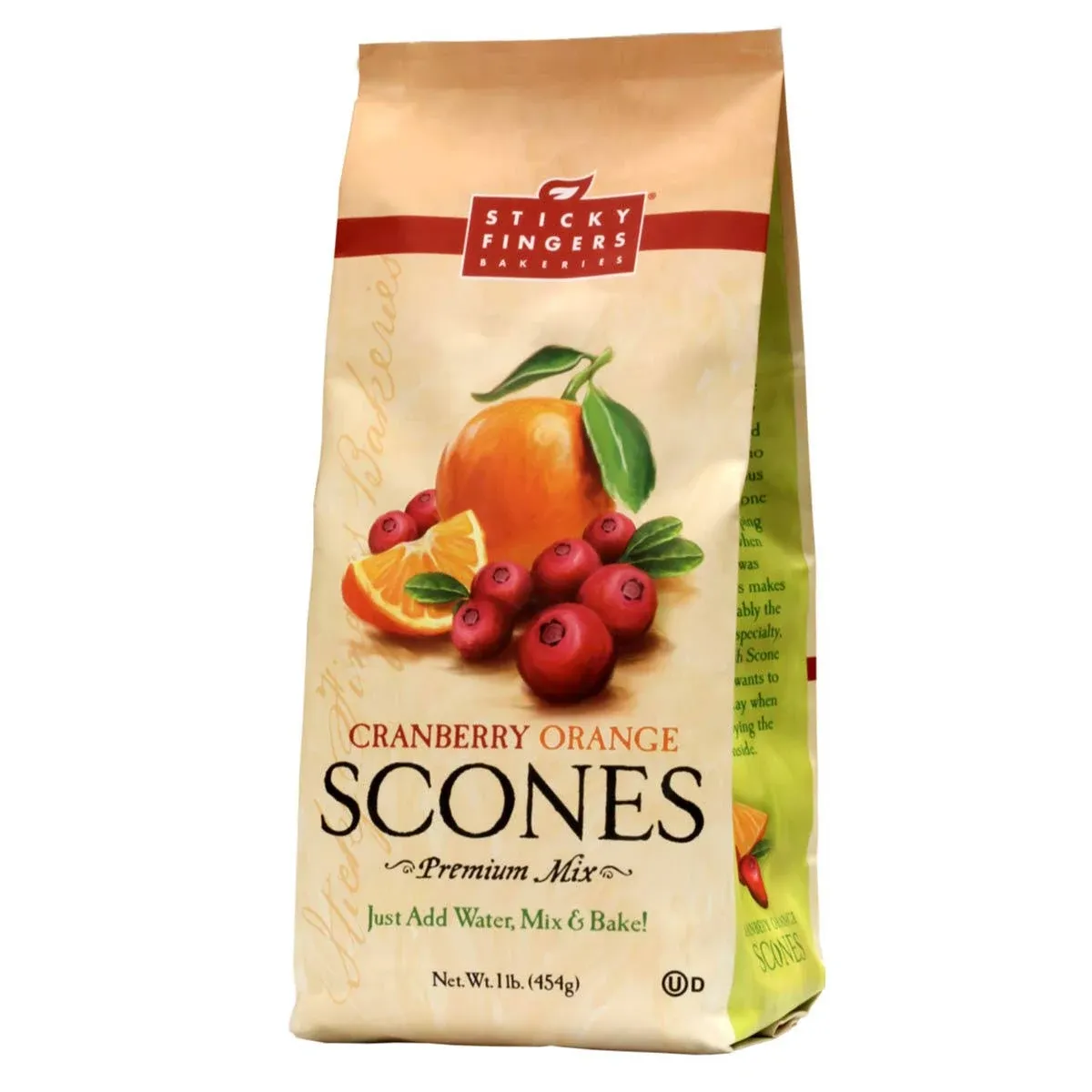 Sticky Fingers Bakeries Cranberry Orange Scone Mix Package