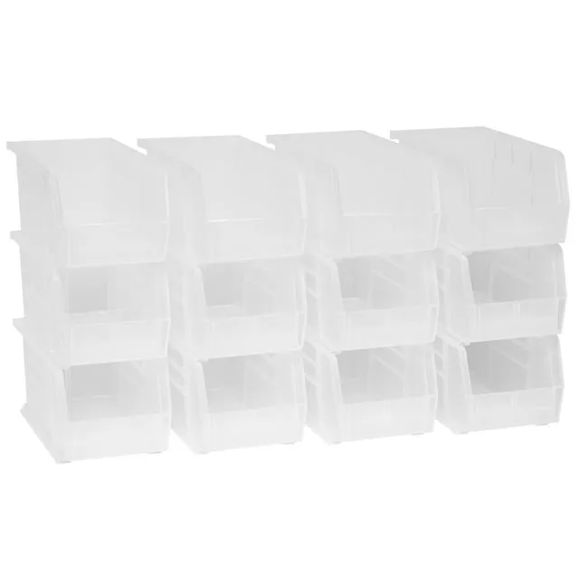 Akro-Mils 30230Sclar Hang &amp; Stack Storage Bin, Plastic, 5 1/2 In W, 5 In H, 10