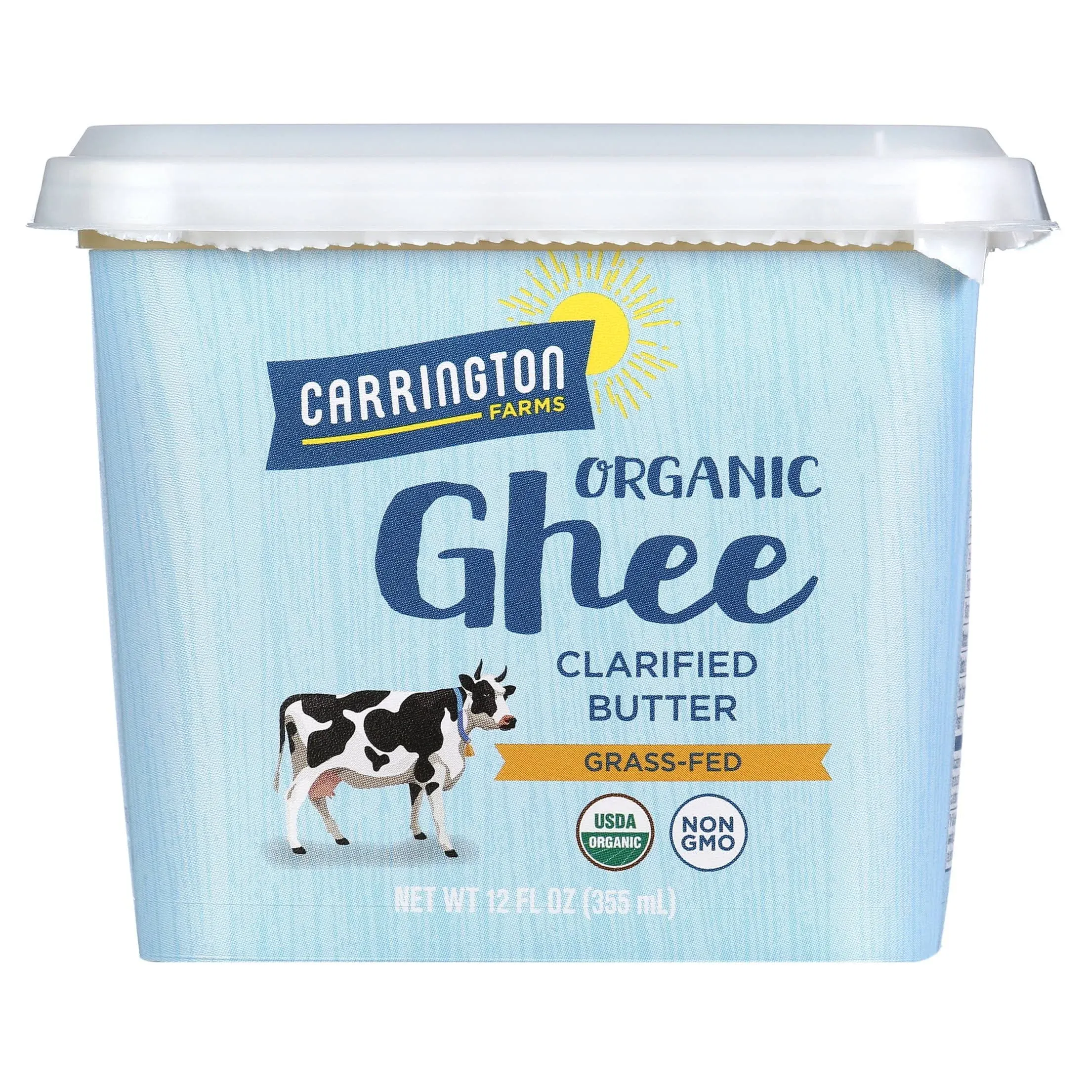 Carrington Farms Ghee, Organic, Clarified Butter - 12 fl oz