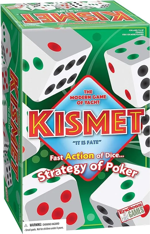 Kismet - The Modern Game of Yacht - Family Dice Game