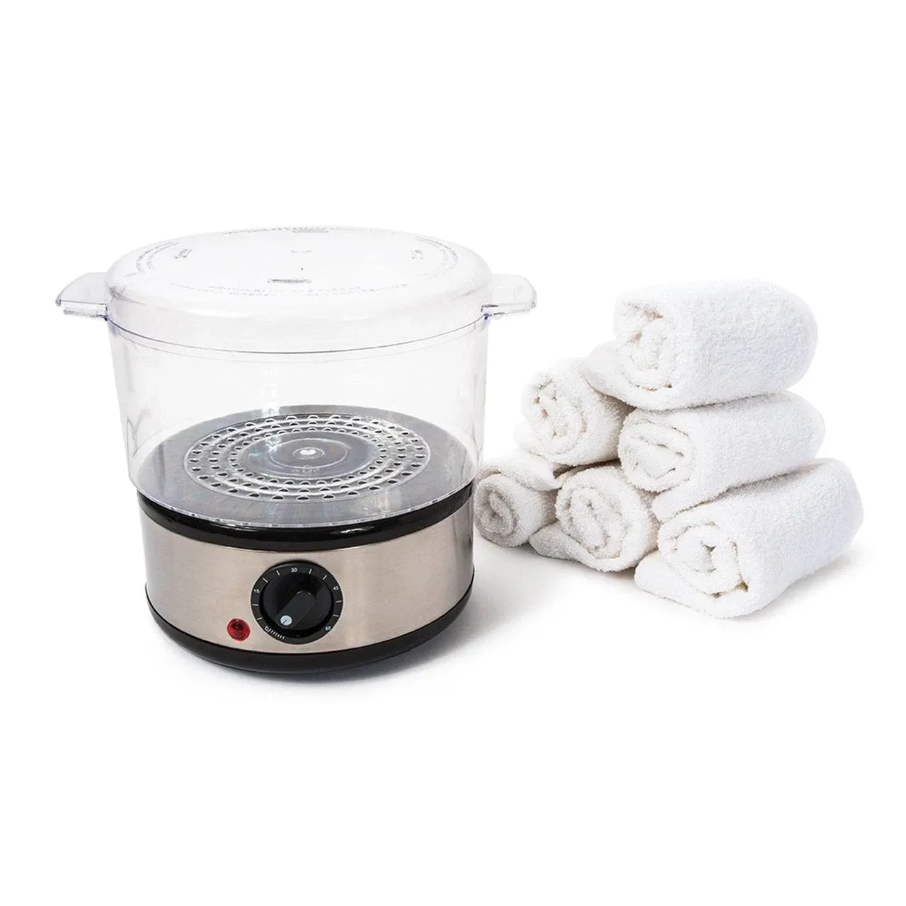 Fanta Sea Spa Towel Steamer w/ 6 Soft Terry Towels FSC-873 (120 V)