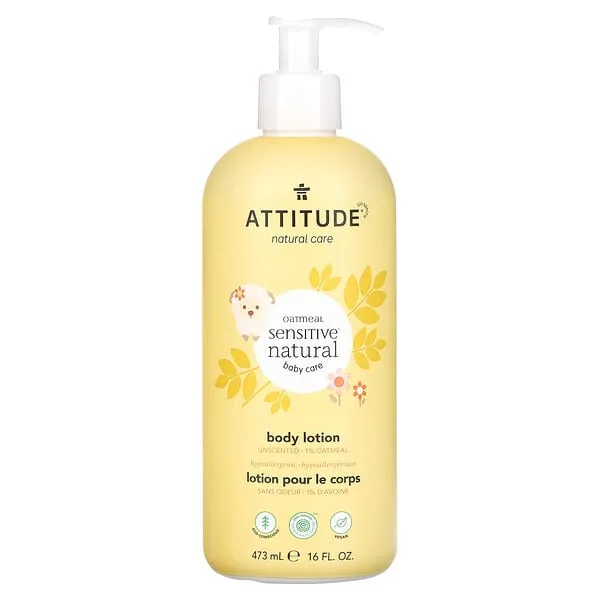 Attitude, Sensitive Natural Body Lotion, 473 ml