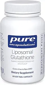 Pure Encapsulations Liposomal Glutathione - For Liver Health & Detoxification* - 60 Softgel Capsules