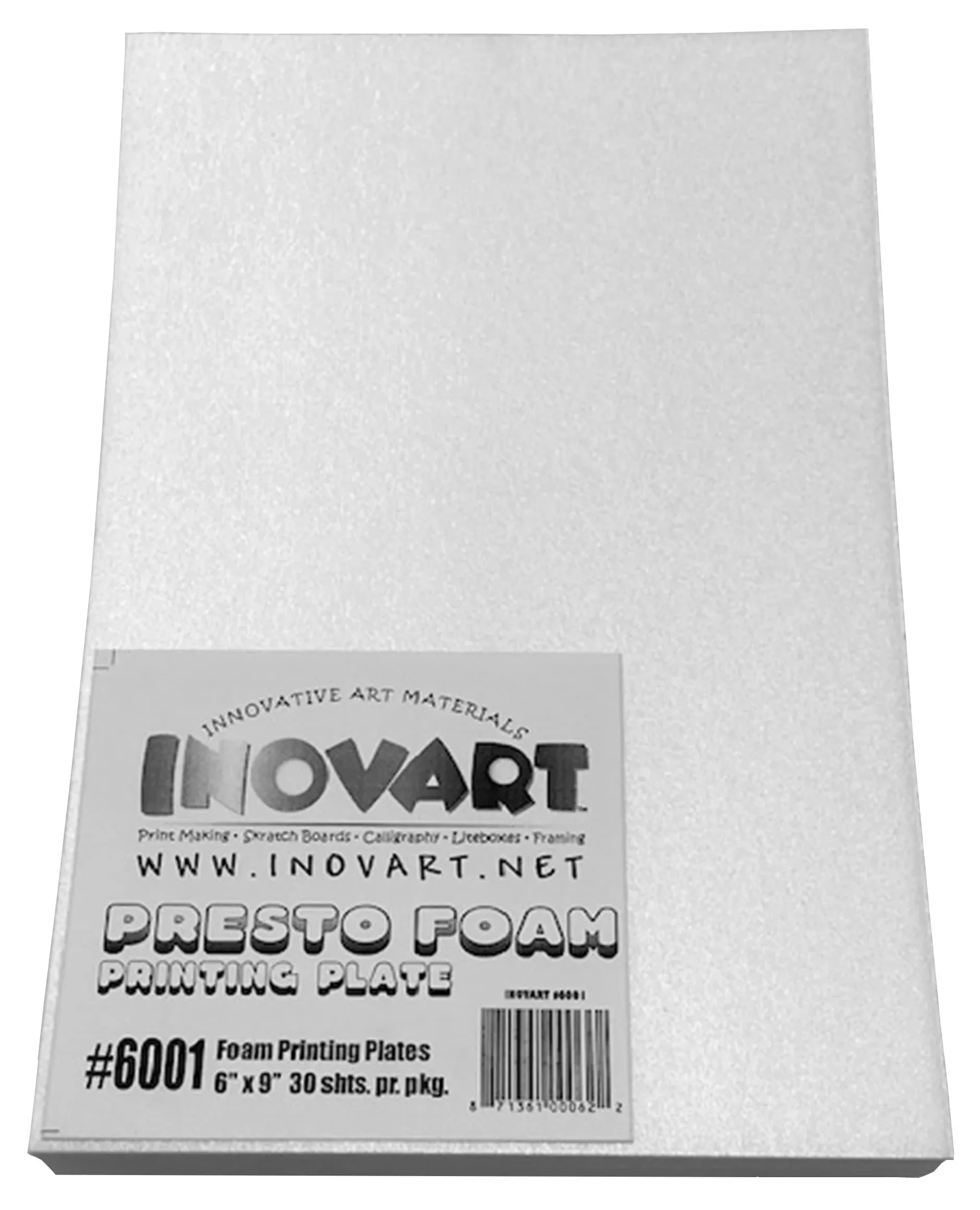 Inovart Presto Foam Printing Plates 6" x 9" - 30 Sheets