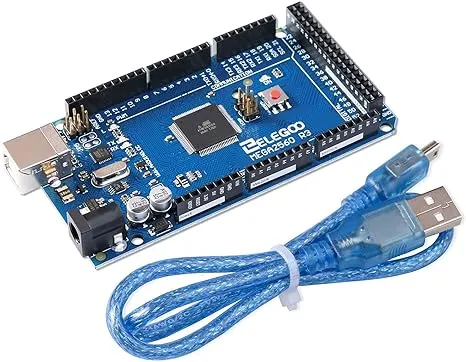 ELEGOO MEGA R3 Board ATmega 2560 + USB Cable Compatible with Arduino IDE Projects RoHS Compliant