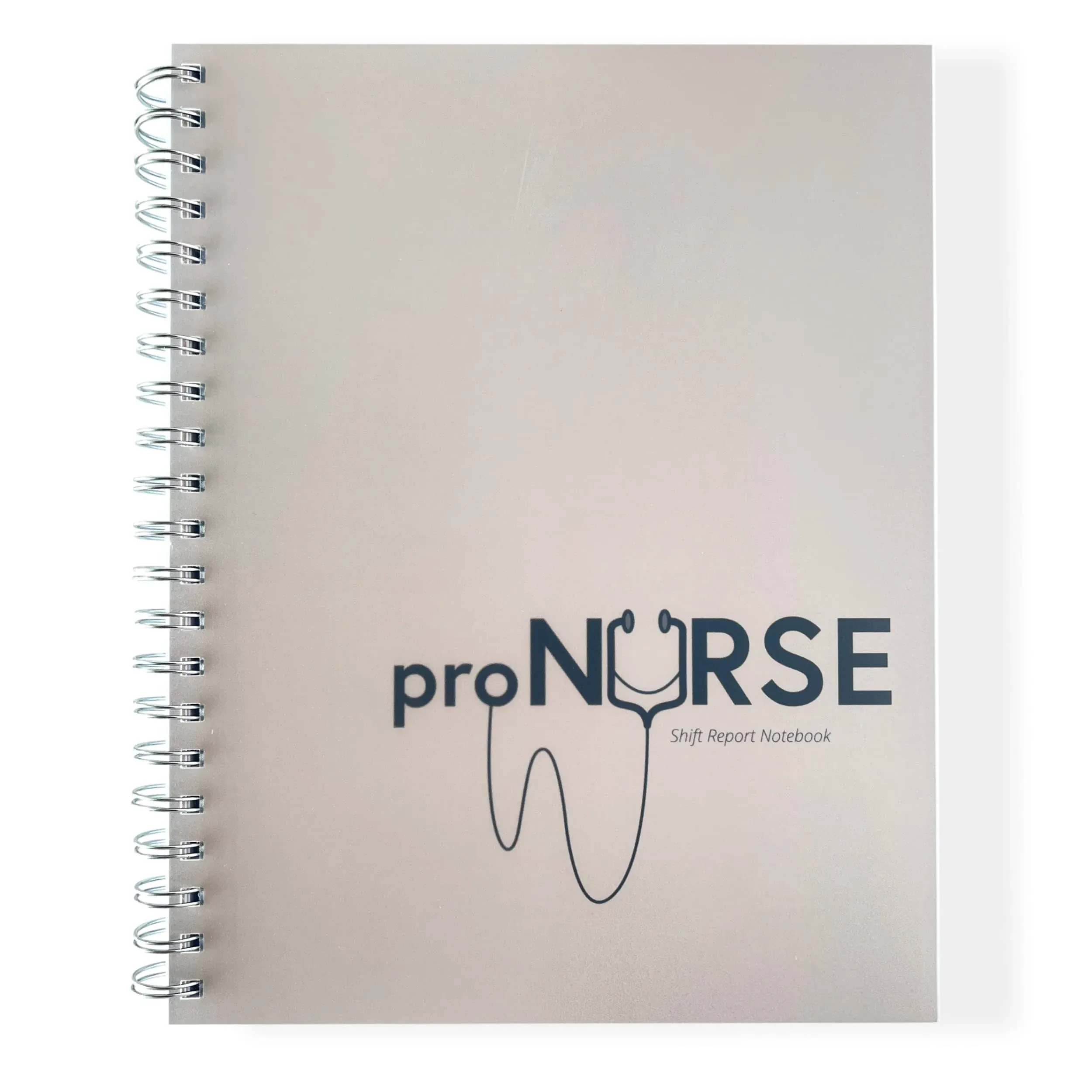 Portage ProNurse Report Spiral Notebook – 200 Patient Templates, 8.5"x11",Essential For Nurses, Makes Shift Reporting A Breeeze, 100 Sheets