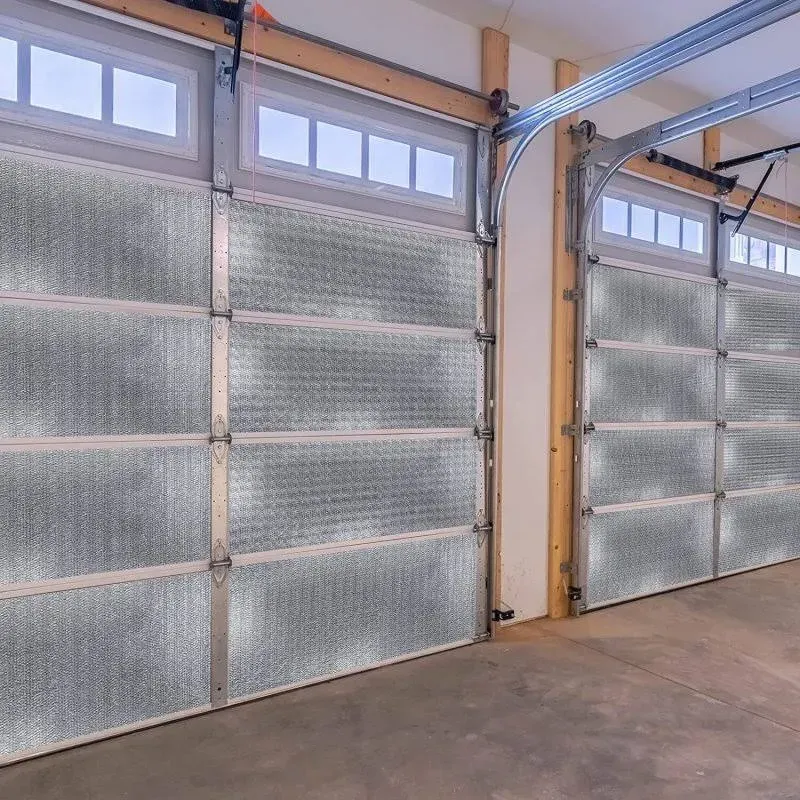 Garage Door Insulation Kit 16 Pcs Double Bubble Reflective Panels 24x48" Sheets - Double Garage Door