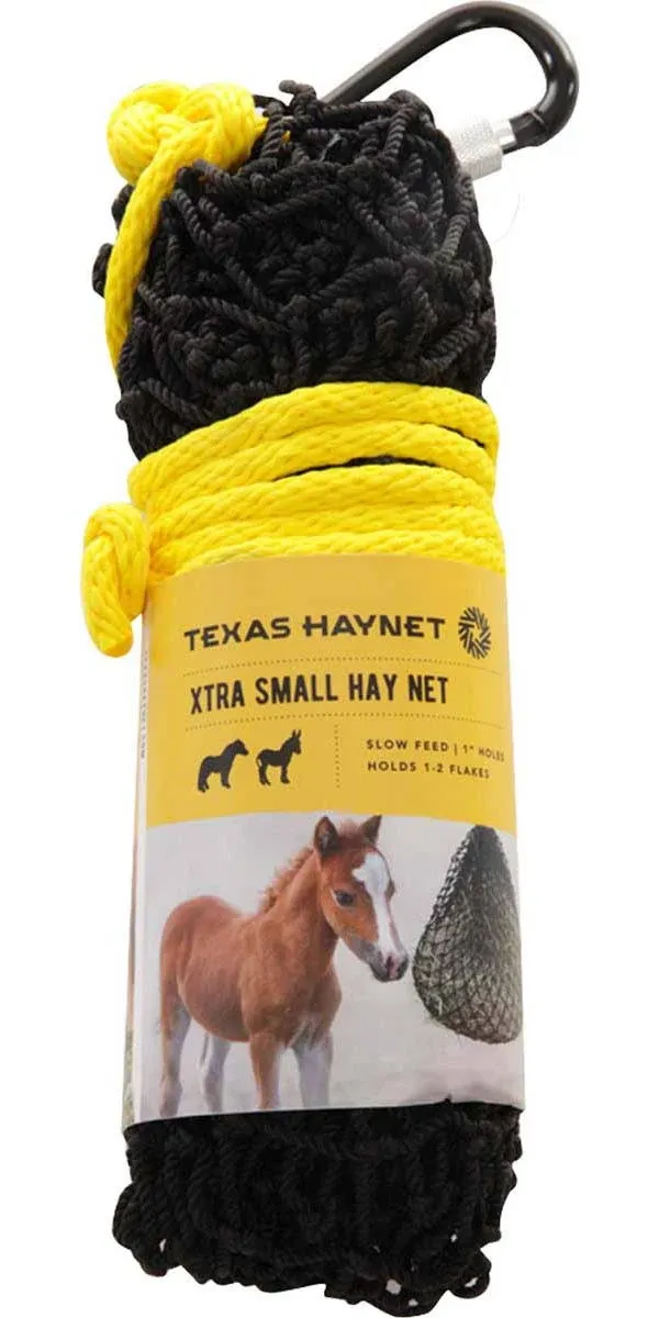  - Extra Small Slow Feeder Hay Net - American Made Nylon Rope Haynet for 