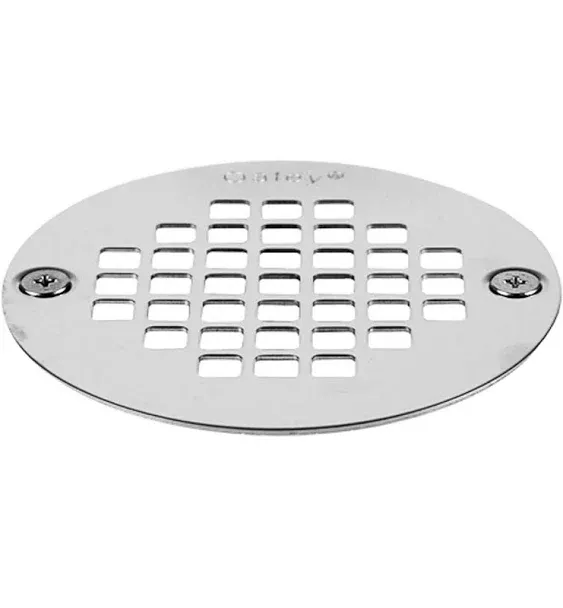 Oatey 42358 Screw-Tite Strainer, Stainless Steel, For: 4 in Snap in Drains and 2 in or 3 in General-Purpose Drains