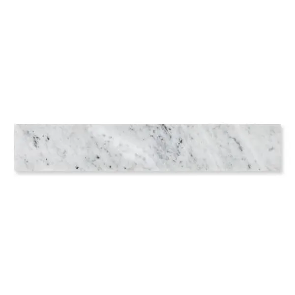 Ariel Vanity Carrara White Marble Top Sidesplash