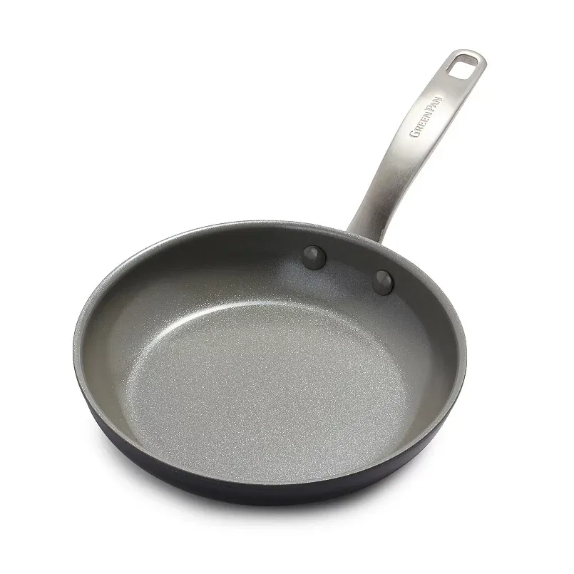 GreenPan Chatham Hard Anodized Healthy Ceramic Nonstick, 12" Frying Pan Skillet, PFAS-Free, Dishwasher Safe, Oven Safe, Gray