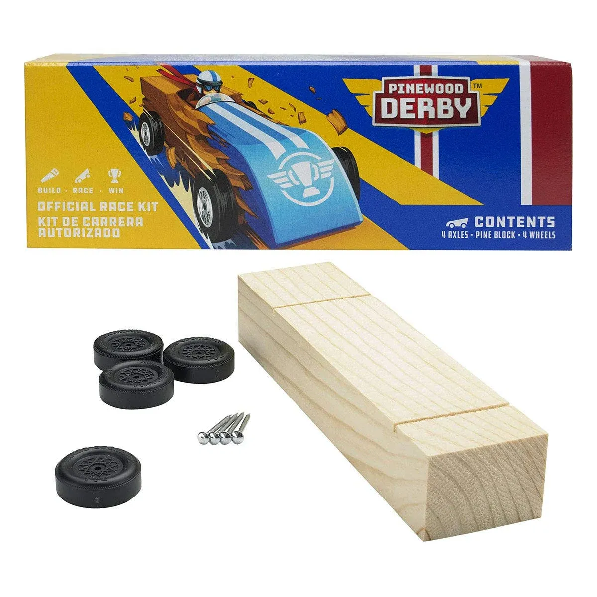 NEW! SCOUT DERBY GRAND PRIX PINEWOOD DERBY KIT #17006 MADE IN USA 