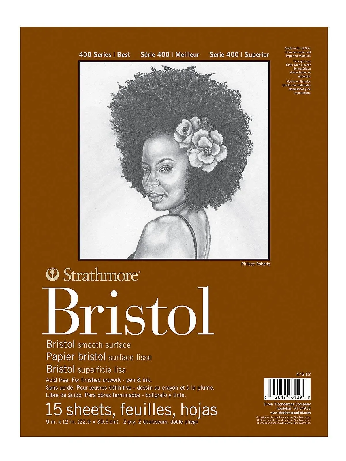 Strathmore 400 Series Bristol Pad - Smooth 9" x 12"