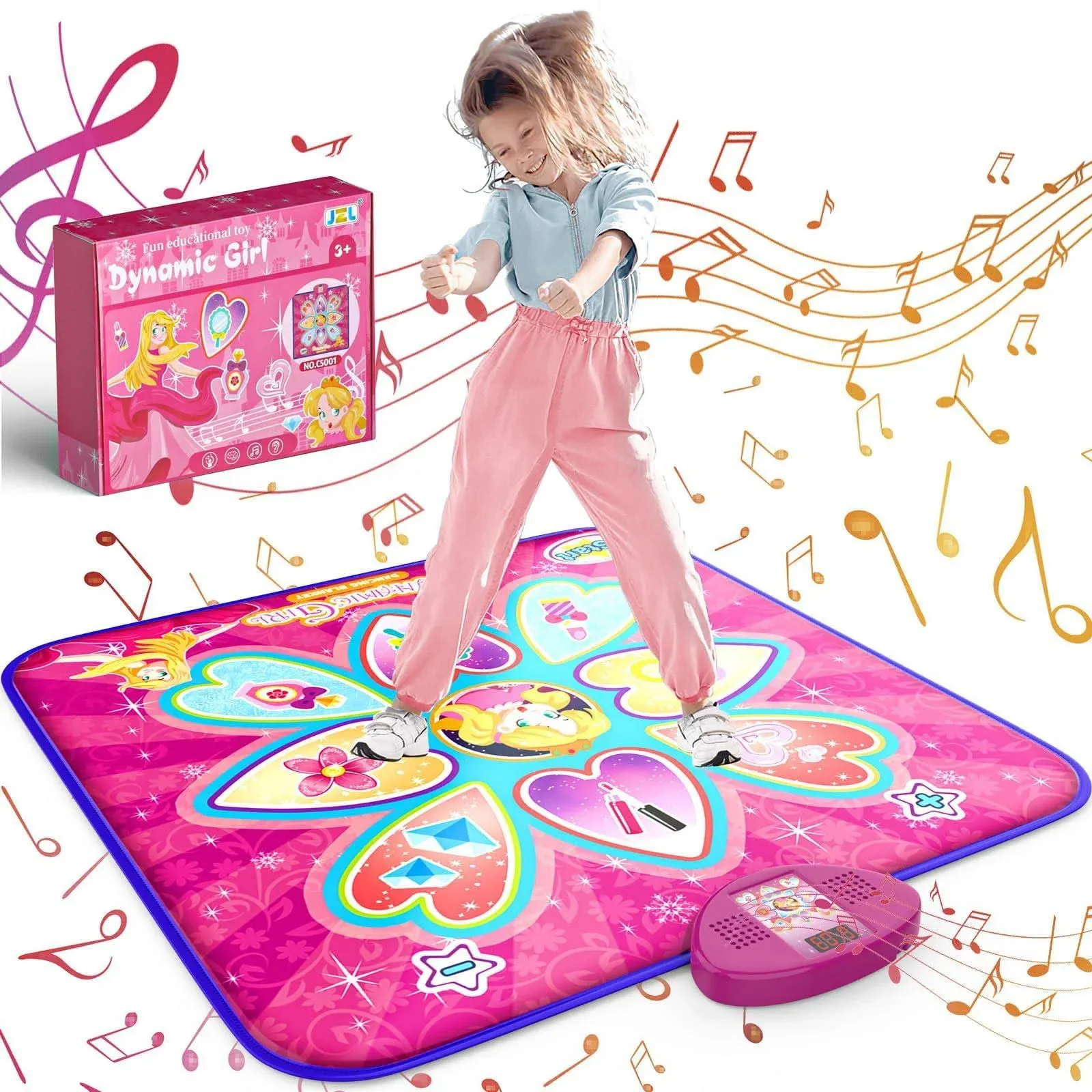 Kmuxilal 2022 Upgraded Dance Mat Toys for 3-12 Year Old Girls, Dance Pad with 7 ...