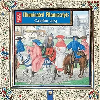 British Library: Illuminated Manuscripts Wall Calendar 2024 (Art