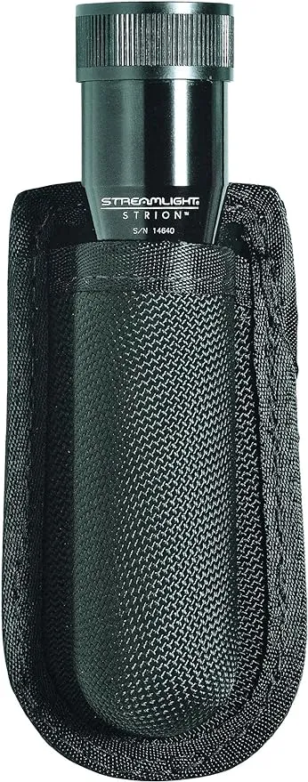 Gould & Goodrich X673-5 Flashlight Case fits Streamlight Strion Flashlights (Black Ballistic Nylon)