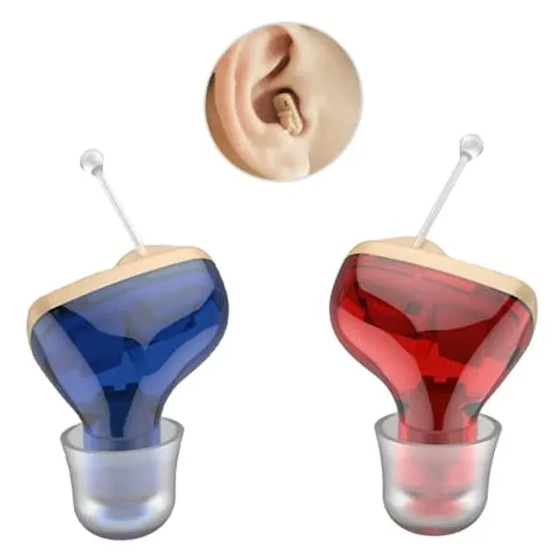 Soroya A Pair of CIC Digital Hearing Amplifier Invisible Ear Sound Amplifier ITC ...