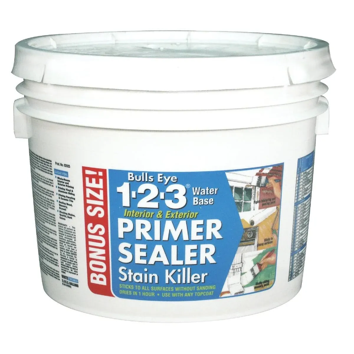 Zinsser Bulls Eye 1-2-3 Primer Sealer 2.5 Gal White