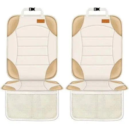 Siivton Car Seat Protector for Child Car Seat Car Seat Cushion for Leather an...