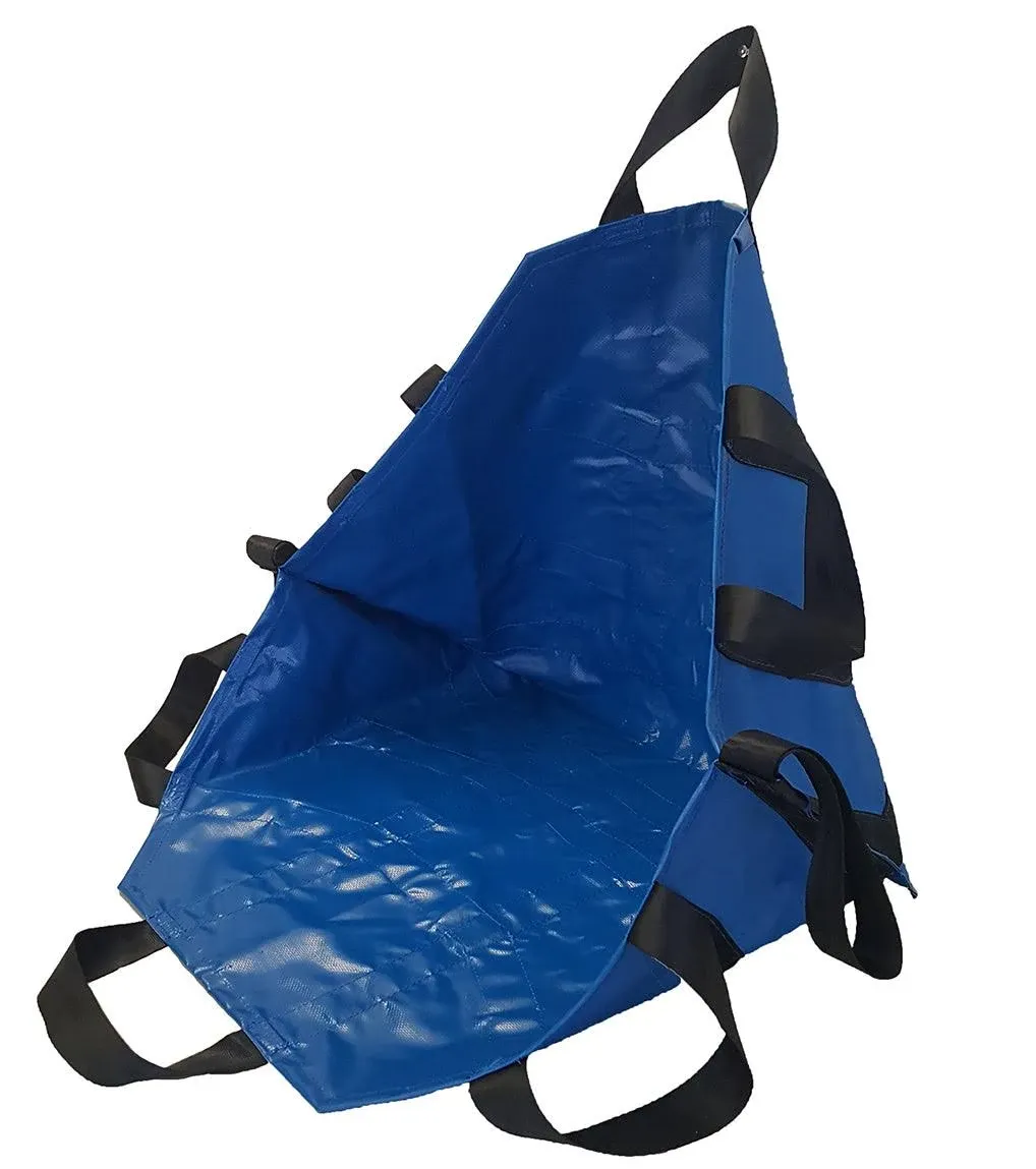 Portable Transport Seat/Chair, All Impervious w/8 Handles, Royal Blue