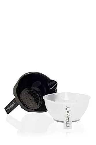 Framar Color Bowl with Cleaner Set – Mixing Bowls – for Hair Color, Hair Bleach ...