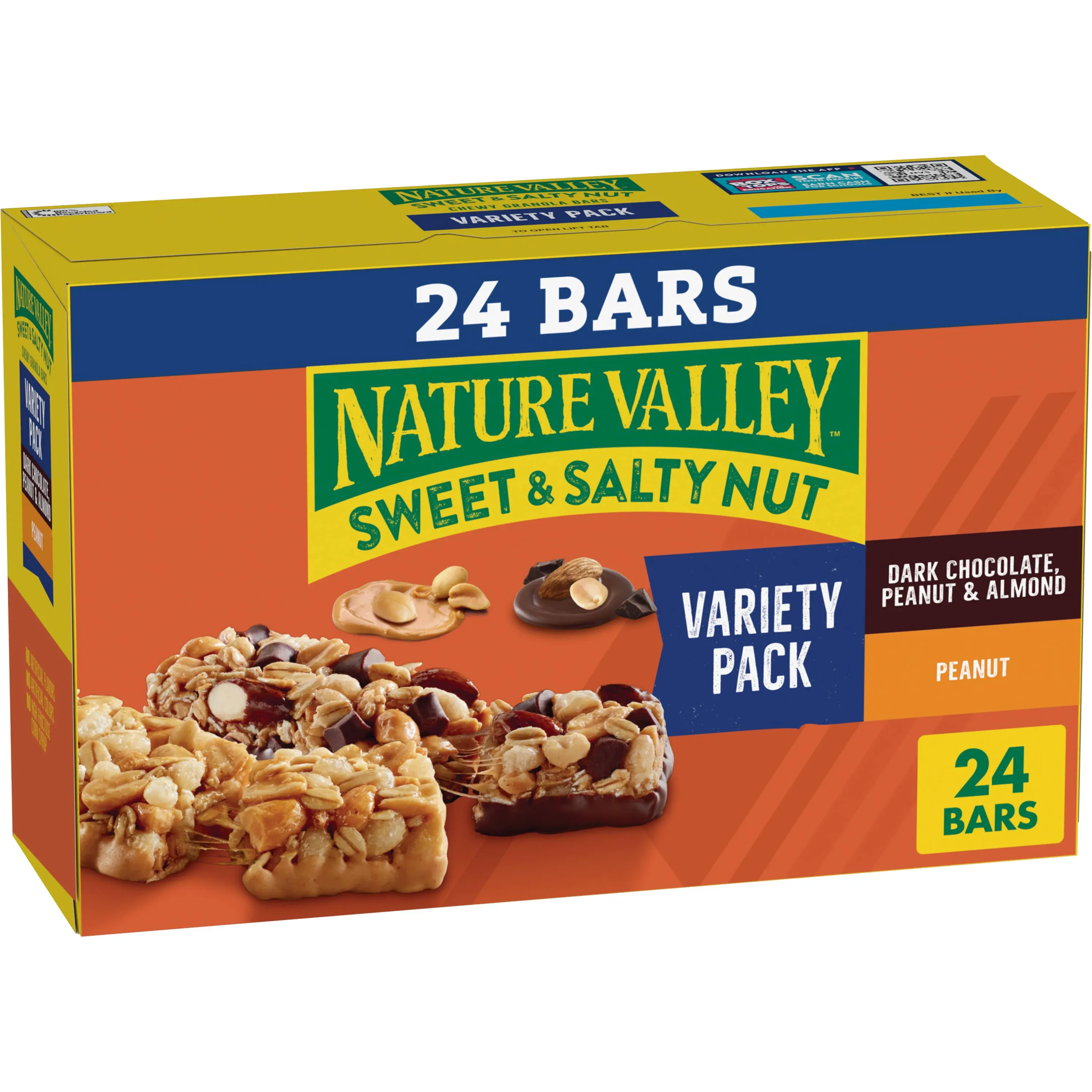 Nature Valley Granola Bars, Sweet and Salty Nut, Variety Pack, 15 ct