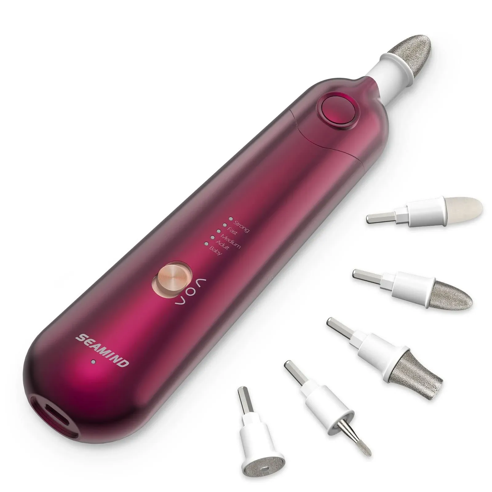 Professional Manicure Pedicure Set, Cordless Electric Nail File Kit, Recharge...