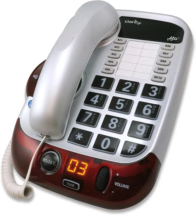 Clarity 54005.001 Alto Amplified Corded Phone