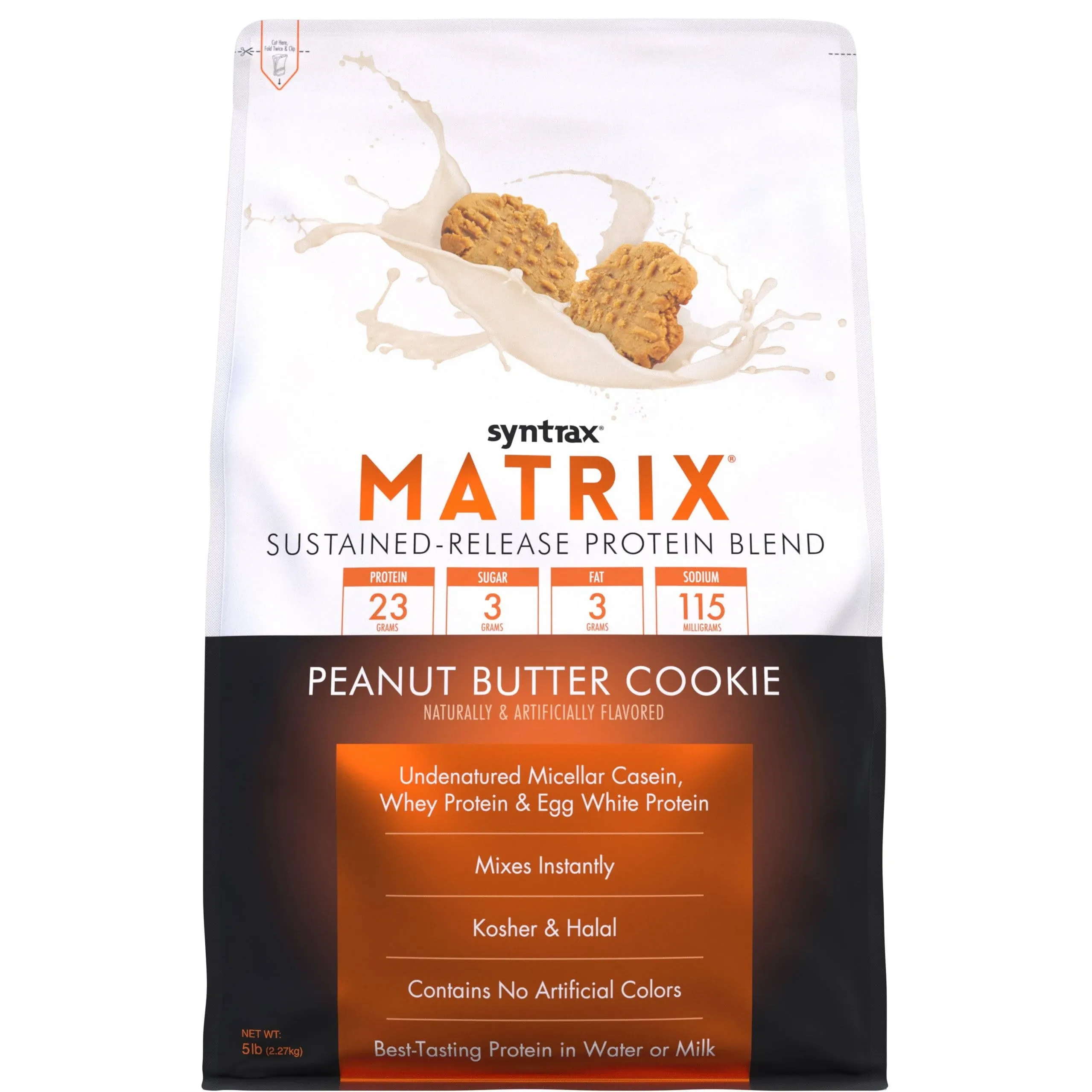 Syntrax Matrix Protein Powder Peanut Butter Cookie 5lb Bag